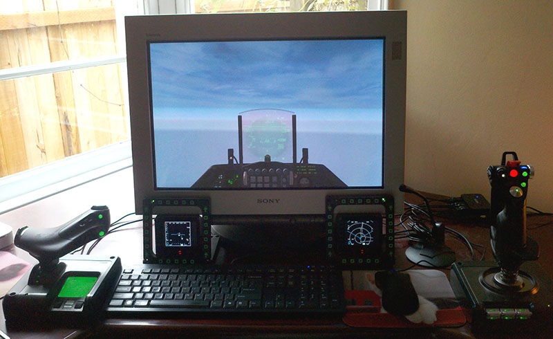 Falcon BMS4 with X52 Pro and FIP/Thrustmaster MFDs