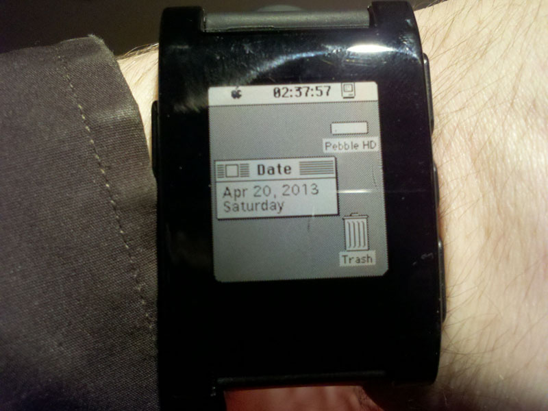 iWatch Pebble Watchface