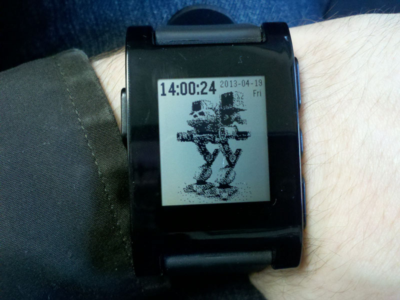 Timberwolf Pebble Watchface